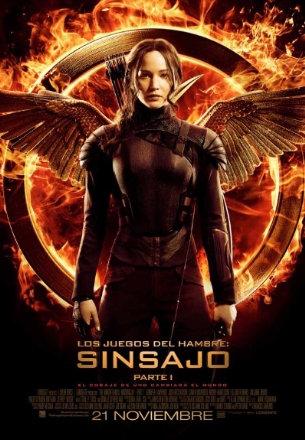 Póster final de Sinsajo Parte 1