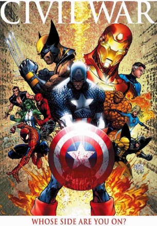 La CIVIL WAR en los Cómics Marvel