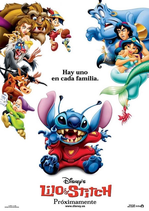 Mejores amigos de Lilo y Stitch para niña | Pegatina